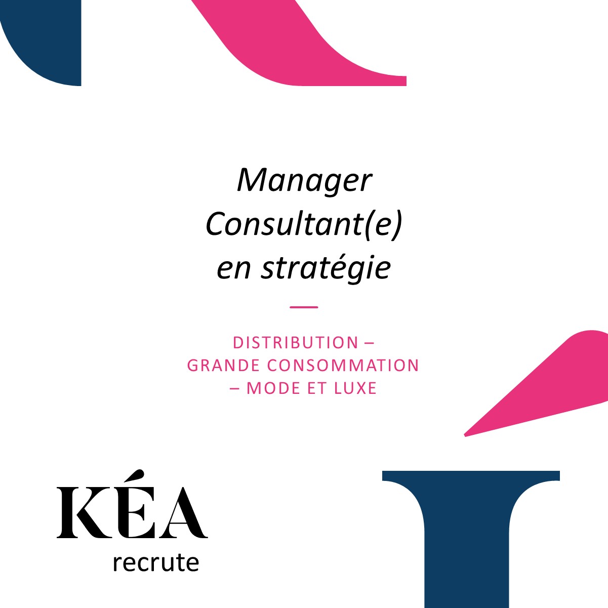 Offre Manager - Kéa 