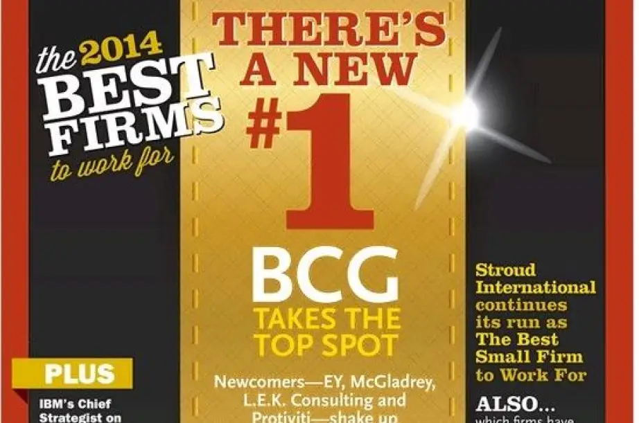 Classement Best Firm to work for 2014 : le BCG et LEK Consulting se distinguent