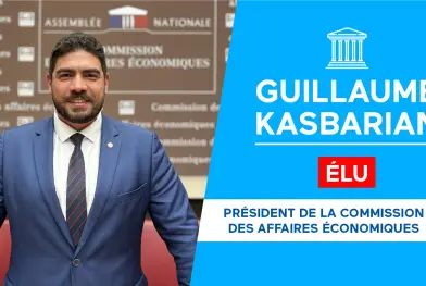 Assemblée nationale : Guillaume Kasbarian élu président de la commission des Affaires économiques