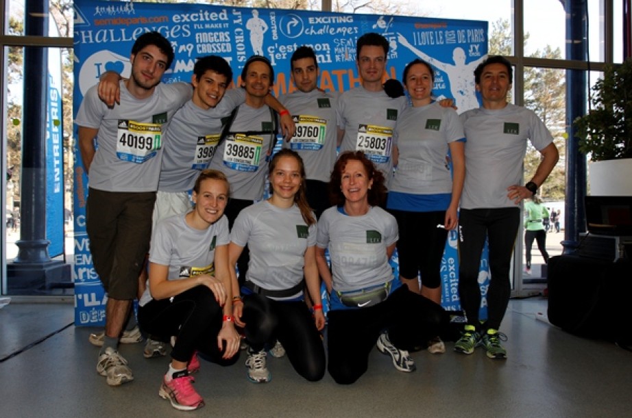 Une équipe LEK court le semi-marathon de Paris