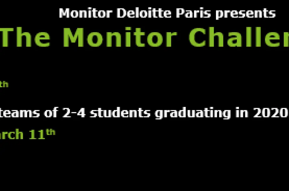 Quatrième édition du challenge Monitor Deloitte
