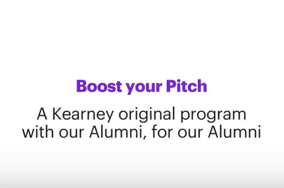 Boost your pitch : ce nouveau club des ex-Kearney devenus entrepreneurs